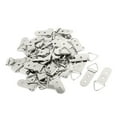 thumbnail image 1 of Unique Bargains 50 Pcs Metal Double Hole Triangle D Rings Picture Frames Hanging Hanger, 1 of 1