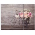 thumbnail image 1 of Design Art - Fleurs de Renoncule dans un Vase de Vélo, 1 of 4