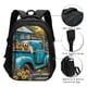 thumbnail image 3 of Disketp Vintage Pickup Sunflower Dog Mochila de Viaje Estampada para Laptop con Puerto de Carga USB, Mochila Impermeable para Computadora – Regalo para Hombres y Mujeres, 3 of 7