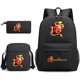 thumbnail image 2 of 3pcs Descendants Bookbag Kids Backpack Student Boys Girls School bags Shoulder Bag Set Daily Backpacks Mochilas, 2 of 4