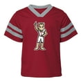thumbnail image 2 of Toddler Crimson Oklahoma Sooners Two-Piece Red Zone Jersey & Pants Set, 2 of 5