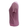 thumbnail image 2 of Blusa George para Mujer Tejida con Mesh en Ruedo, Manga Corta Rosa Talla M, 2 of 4