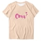 thumbnail image 2 of Fiudx Ofertas Del Día Camiseta Casual de Manga Corta con Cuello Redondo y Estampado de Letras para Mujer, 2 of 4