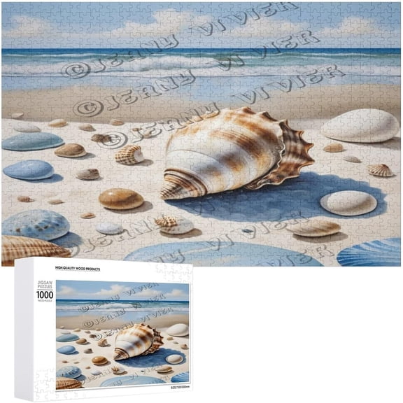 Beach Shell 500 Piece Jigsaw Puzzle for Adults Family Game Home Decor Creative Gift