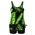 thumbnail image 5 of FDGIU ‌2025 Trendy Women's Floral Tankini Swimwear Set, Modest Athletic Bathing Suit with Shorts, Tummy Control Two Piece Swimsuits for Beach & Pool;High Waisted Swimsuit, 5 of 5