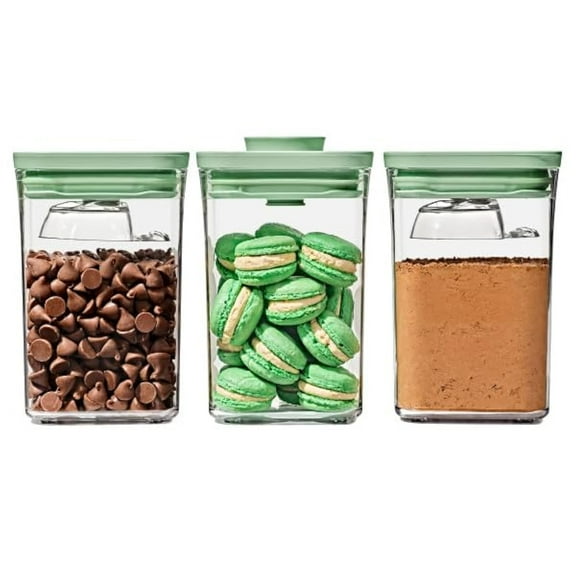 OXO Good Grips 3 Piece POP Container Set with Mini Scoops Limited Edition Pistachio