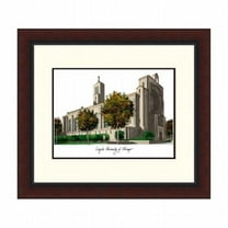 Campusimages IL970LR Loyola University Chicago Legacy Alumnus Framed Lithograph