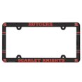 thumbnail image 2 of Rutgers Scarlet Knights Official NCAA 12 inch x 6 inch Plastic License Plate Frame by WinCraft, 2 of 2
