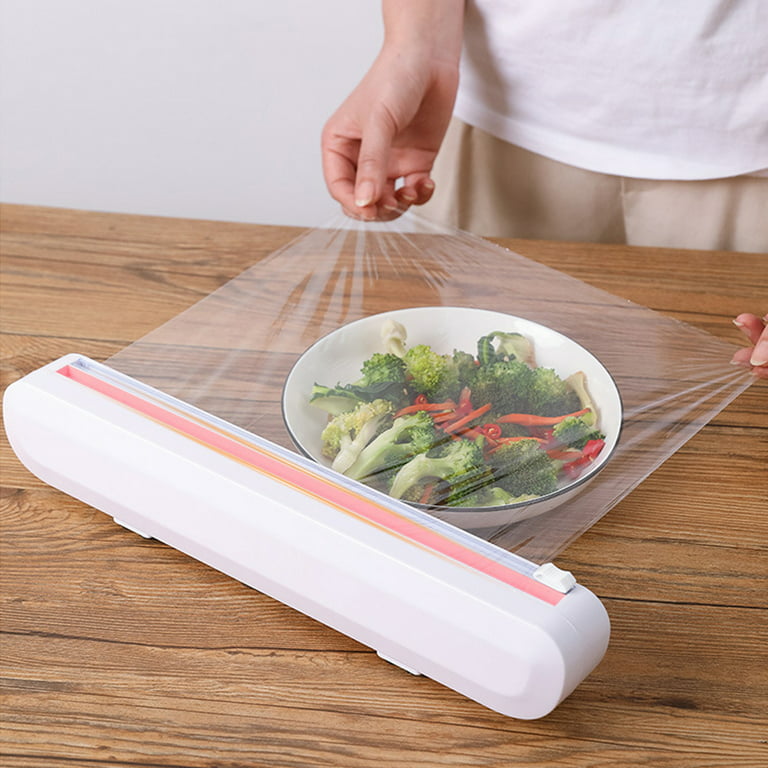 Plastic Cling Wrap With Slide Cutter For Food Products
