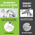 thumbnail image 4 of Pistola de pegamento caliente WORKPRO 3.6V inalámbrica USB-C recargable, 4 of 9