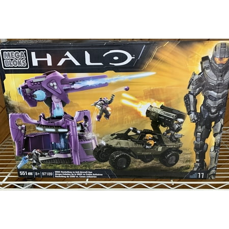 Mega Bloks Halo UNSC Rockethog Vs. Covenant Anti-Air Turret