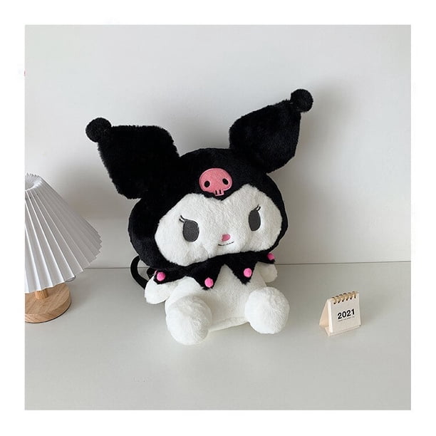 Sanrio-Bolso de felpa de Cinnamorol, Mymelody, Kuromi, Onpompurin, Hello Kitty, Pikachu, Anime Kawaii, mochila de hombro, bandolera