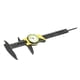 thumbnail image 3 of 0-150mm Plastic Dial Vernier Caliper Ruler Gauge Roofessional Measure Tool (Yellow), 3 of 5