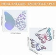 thumbnail image 2 of 8 Sheets Large Butterfly Car Decals Set Butterfly Vinyl Waterproof Sticker Women Car Stickers and Reflective Decals Window Decals for Doors Walls Laptop SUV Truck Motorcycle Colorful Colorful, 2 of 9