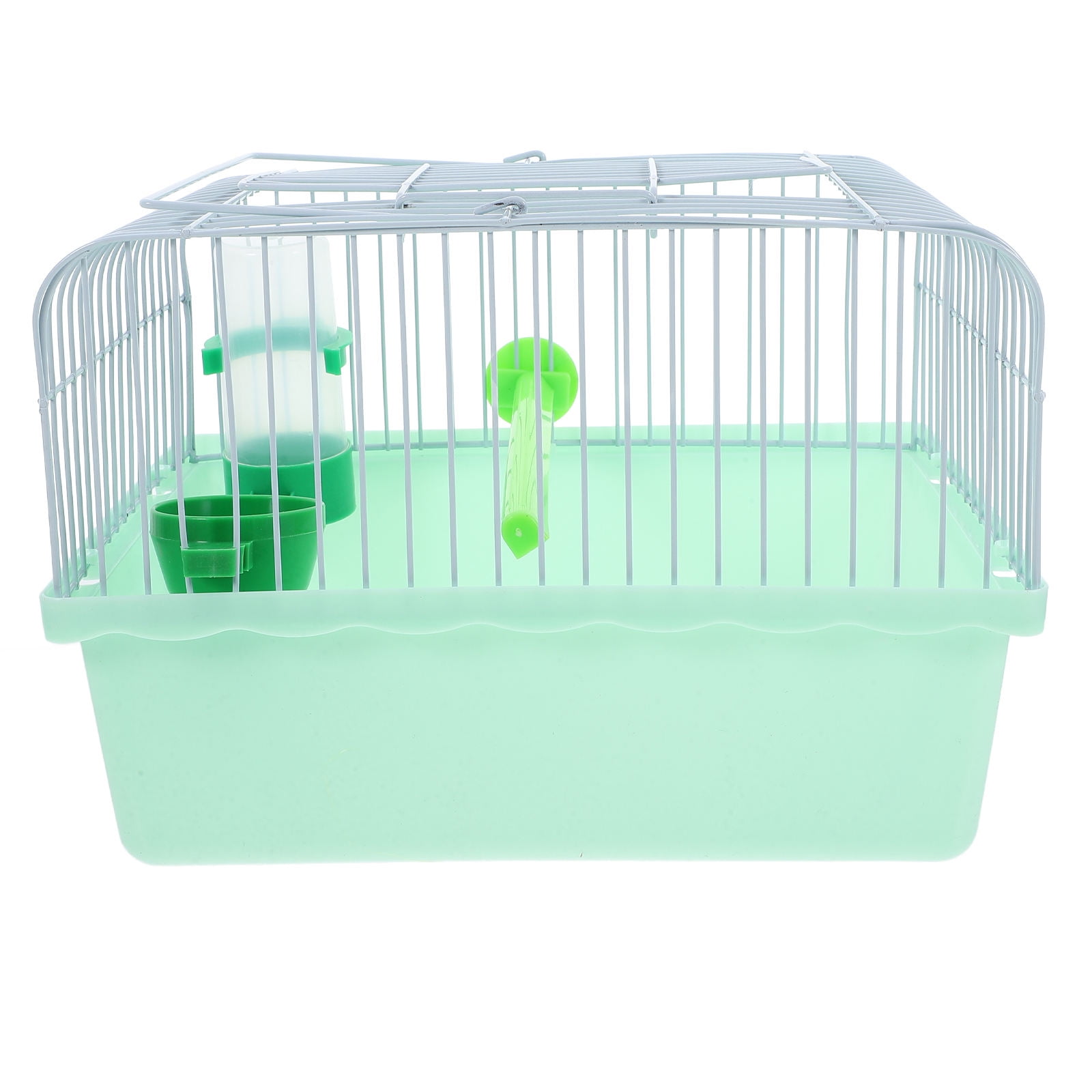OUNONA Versatile Light Green Bird Travel Cage with Spacious Interior for Small Birds