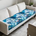 thumbnail image 3 of COEQINE Couch Cushion Cover Elastic Sofa Seat Cover Sets Non-Slip Individual Seat Cushion Slipcover Washable Dog Couch Slipcover Home Decor for 3-Seater, Horse Dragonfly Flower Blue, 3 of 8