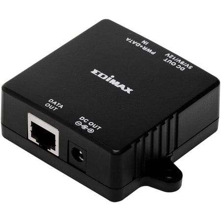 UPC: 0649659020825 | Edimax Pro Compact Gigabit PoE+ Splitter with Adjustable 5/9/12V x 2A Output  IEEE 802.3at  Delivers data and power from PoE runs to non-PoE Devices for up to 100 meters  GP-101ST