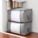 thumbnail image 1 of Bolsa de almacenamiento plegable para ropa, bolsa organizadora, bolsa para polvo, caja de almacenamiento suave, extra grande, no tejida, 1 of 4