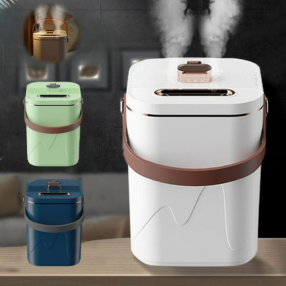 Viflosae Portable Desk Humidifier1800L Mist Humidifier Small Humidifier For Home Bedroom Office Plants Double-Head Spray Colorful Night Function