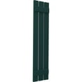 thumbnail image 3 of Ekena Millwork 11 1/2"W x 38"H Americraft Three Board (2 Batten) Exterior Real Wood Spaced Board-n-Batten Shutters (Per Pair), Thermal Green, 3 of 10