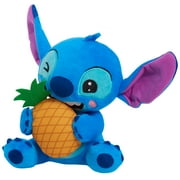 Disney Stitch Small Plush Stitch and Pineapple, Stuffed Animal, Blue, Alien, Kids Toys for Ages 2 up