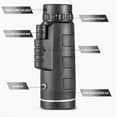 thumbnail image 4 of 40X60 HD Professional Telescope Monocular Low Night Vision Powerful Binoculars Zoom with Smartphone Hunting Camping, 4 of 17