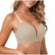 thumbnail image 1 of Sujetador Inalámbrico Ajustable de Color Sólido de las Mujeres de Cuatro Filas sin Costuras de Levantamiento de Soporte Suave para los Sujetadores Diarios de las Mujeres, 1 of 5