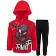 thumbnail image 1 of Conjunto de Buzo y Pantalón de Polar para Niños Marvel Spider-Man Rojo Talla 5, 1 of 6