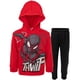 thumbnail image 1 of Conjunto de Buzo y Pantalón de Polar para Niños Marvel Spider-Man Rojo Talla 5, 1 of 6