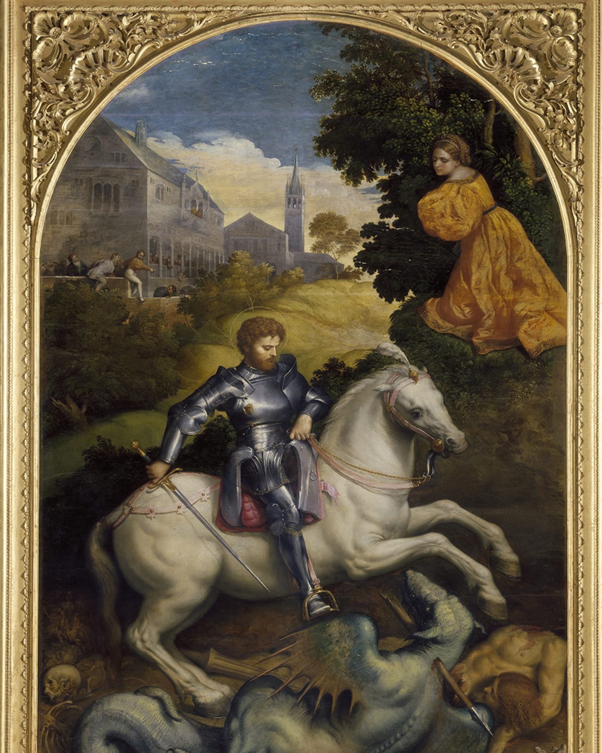 Catholic print picture - ST. GEORGE VA - 8