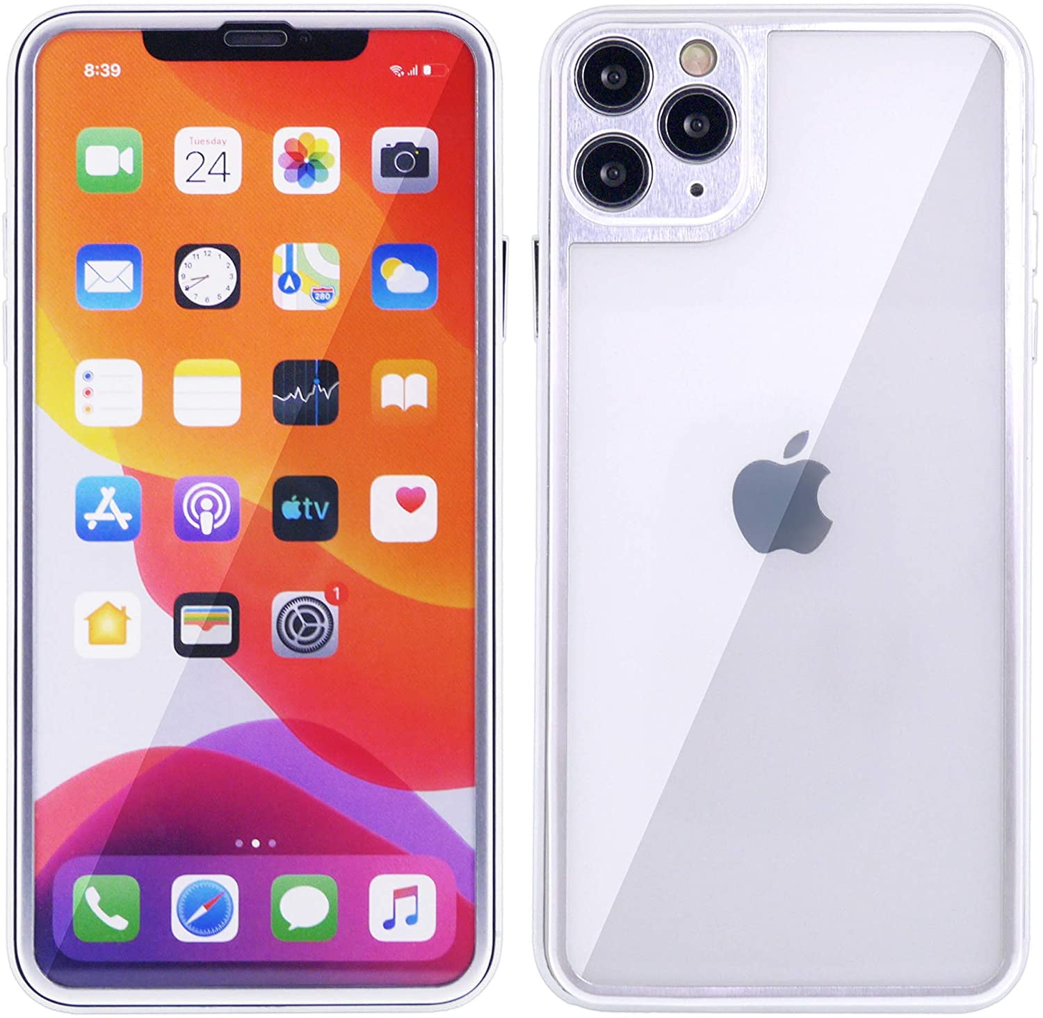 iPhone 11 Pro Glass, DMaos Front and Back Full Screen Protector 2