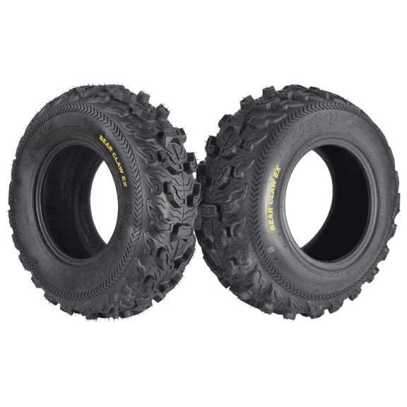 Kenda Bearclaw EX K573 - 24x8-11 Front Tires for All Terrain (ATV), UTV, and Side by Side (SxS) Vehicles - 6-Ply - Bear Claw EX 24x8x11 (2-Pack)