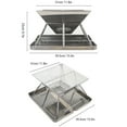 thumbnail image 3 of Mistaha Barbecue Portatif en Acier Inoxydable pour Utilisation Extérieure et Intérieure, 3 of 7