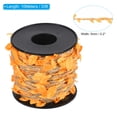 thumbnail image 2 of Uxcell 33ft 5mm Burlap Leaf Ribbon Artificial Vine Natural Jute Rope Twine, Orange, 2 of 6