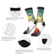 thumbnail image 3 of Rocae Seashell On The Beach for Girls Boys Crew Socks,Children's Socks, Kids Socks, Toddler Socks: Daily Wear with Kids School Uniform, 3 of 5
