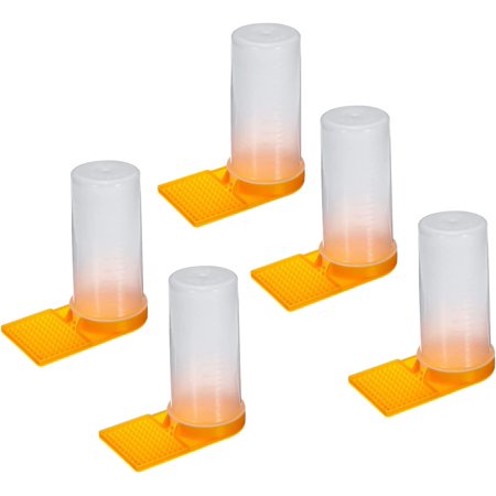 5 Pack Bee Feeders, Beehive Entrance Feeder, Beekeeping Water Dispenser, Honey Bee Nest Beekeeper Tools Equipment