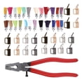 thumbnail image 2 of Key Fob Hardware Kit,Key Fob Hardware 25mm/1.0in Key Chain Accessories Key Fob Hardware Sleek Aesthetic, 2 of 5