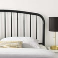 thumbnail image 6 of Headboard, Queen Size, Metal, Black, Modern Contemporary Urban Design, Bedroom Master Guest Suite, 6 of 6