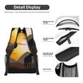 thumbnail image 4 of Yiaed Giraffes Of The African Savannah Print School Backpack College Backpack Daypacks for Students High School Spacious and Durable Daypack for Work and Travel-One Size, 4 of 6