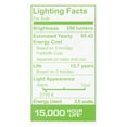 thumbnail image 4 of Great Value Glass LED G25 Globe 3.5 Watts Soft White Medium Base Bulbs, 3 count, 4 of 10