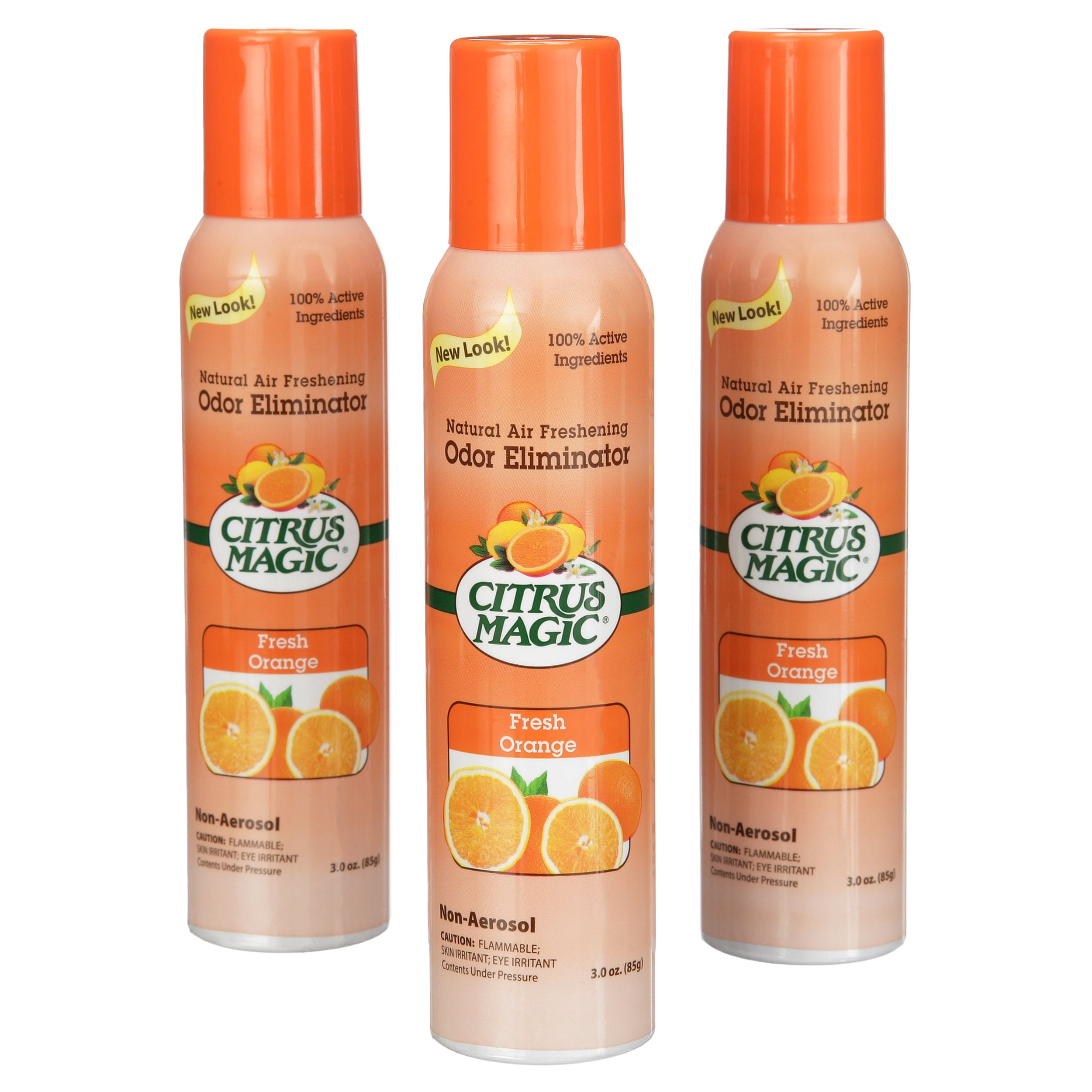 Citrus Magic Natural Odor Eliminating Air Freshener Fresh Orange, Pack