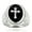 White, variant on 14K Natural Black Onyx Mens Unique Ring Cross Detail (White Gold Size 8)