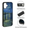 thumbnail image 2 of WIRESTER Shockproof Soft Rubber Cover Case for Apple iPhone 17 6.3" 2025, Starry Night Over The Rhone, 2 of 5
