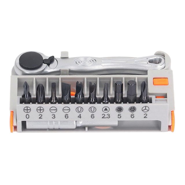 High quality 12-piece ratchet screwdriver set portable disassembler ratchet