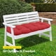 thumbnail image 3 of Cojines para Silla de Patio al Aire Libre, Almohadillas de Asiento de Descanso de Alta Calidad, cómodos, Relleno de Fibra Gruesa, 44 x 19 Pulgadas, 1 Unidad, 3 of 5
