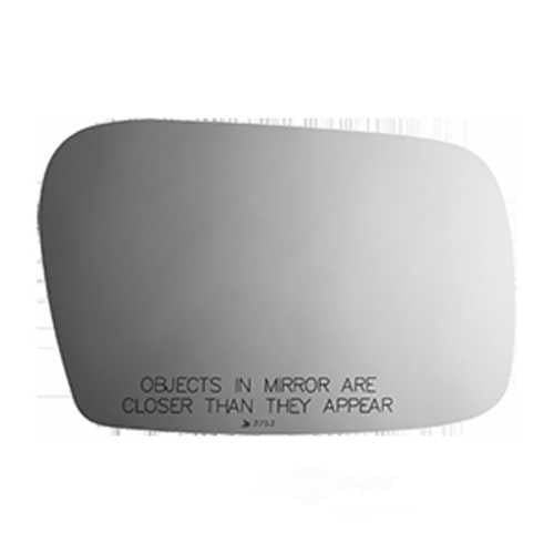 Burco 3753 Passenger Side Convex Replacement Mirror Glass for Toyota Echo