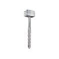 thumbnail image 1 of HIC Kitchen Heavyweight Meat Tenderizer Ice Cracker Marinating Prep Tool, Double Sided, Heavyweight Aluminum, 1 of 4