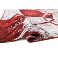 thumbnail image 3 of Newport Collection - Red Modern Geometric Abstract Area Rug, 3 of 5