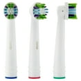 Equate EasyFlex Flossing Replacement Toothbrush Heads with Bacteria