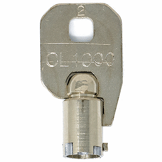 Tubular Replacement Key for CompX Chicago CL614